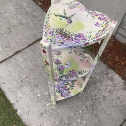 Decorative Hand Painted Heart Table