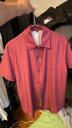 New Burgundy Men’s Dress Shirt Size Medium