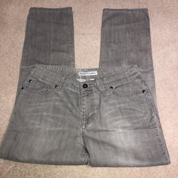 Chico’s Size 1 Short Grey Jeans 