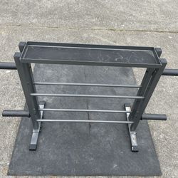 Dumbbell Rack And Weight Plates Storage Unit 