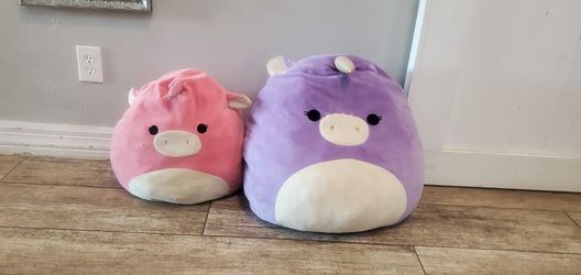 Two Unicorn Squishmallows XL And Large