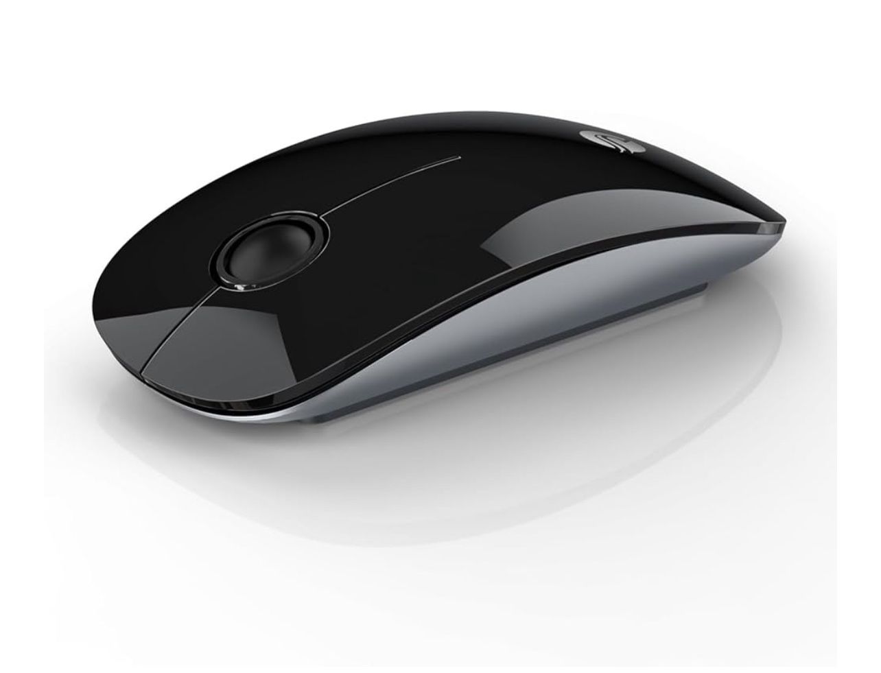 RAPIQUE Bluetooth Wireless Mouse - (BT5.1+USB) Slim Dual Mode Mouse Black