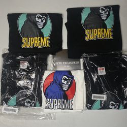 New Supreme Reaper Tee Black/ White Small,Large @HYPETREASURES 