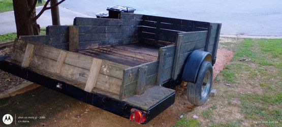 Single Axle Utility Trailer with Removable Sides