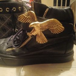 Giusappe Zenotti  9.5 Men's Calf Scin High Top 
