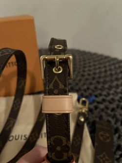 Louis Vuitton Monogram Adjustable Messenger Strap Brown