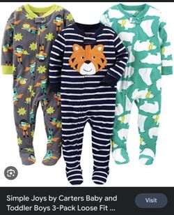 Simple Joys by Carters Baby and Toddler Boys 3-Pack Loose Fit ...5T tengo 17 Paquetes