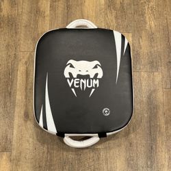 Venum Absolute Skintex Leather Square Kick Shield - Black/Ice