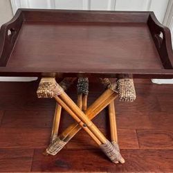 Boho set 2 Decorative Tray That Is Removable and Stand just $8