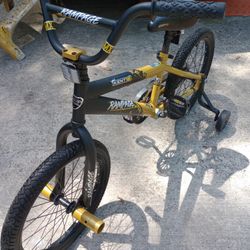 18"BMX with training wheels 