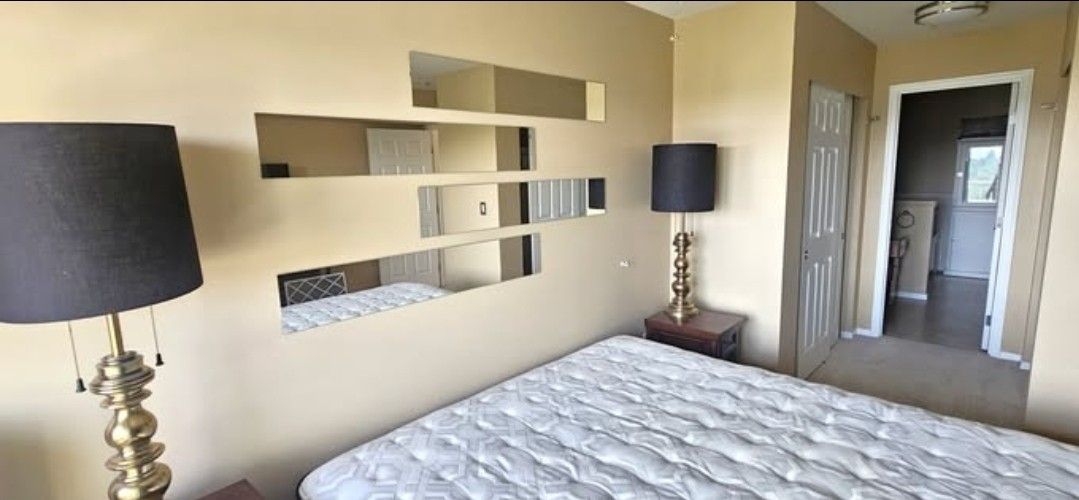 Brass Lamps & Nightstands w/USB Outlets