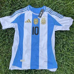 Argentina Copa America 2024/2025 Jerseys , Messi #10 • Home And Away Available • Sizes S, M And L
