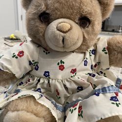 Vintage Eye Closing Teddy Bear