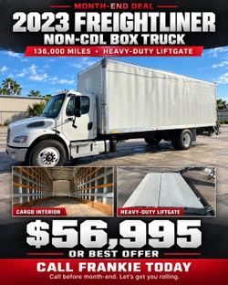 2023 Freightliner Non-CDL Box Truck