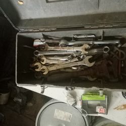 Box Of Craftsman Wrenches 