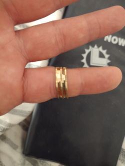 Anillo 14 Kilates Los Tres Oros