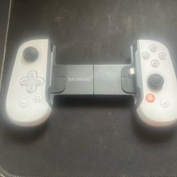 White Backbone One Controller