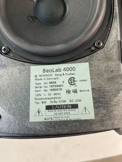 Bang & Olufsen BeoLab 4000 Speakers