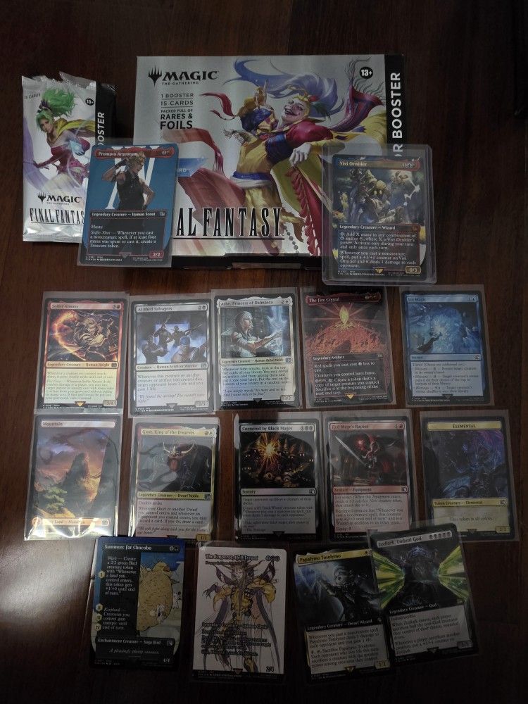 MAGIC THE GATHERING FINAL FANTASY COLLECTOR BOOSTER VIVI ORNITIER