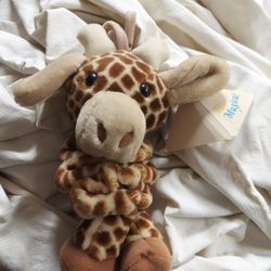 Vintage 1988 Dakin Musical Giraffe Plush