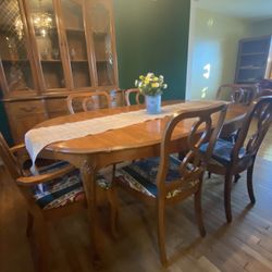 Dinning Room Set, China Closet and Buffet