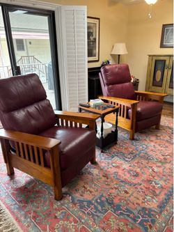 Leather recliners