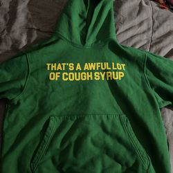 Cough syrup hoodie large