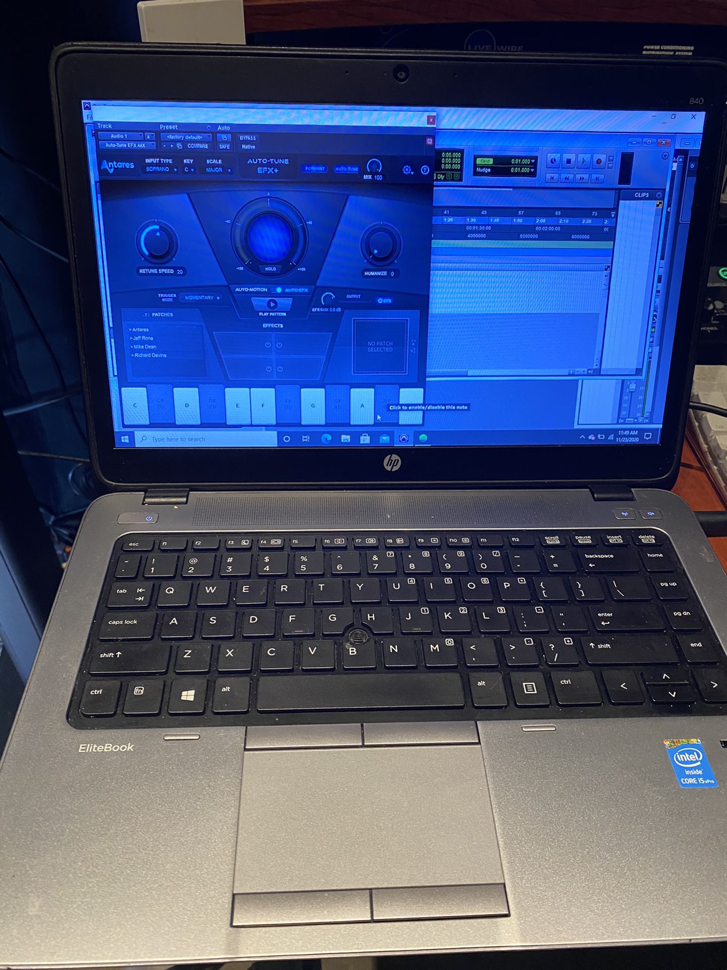 Pro tools 12 Hp laptop ! Auto tune pro
