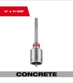 Milwaukee 4 in. x 11-3/8 in. SDS-MAX Core Bit