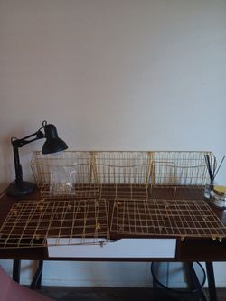 Gold Metal Wall Office Or Room Decore For Photos.