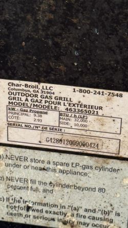 Grill, Propane