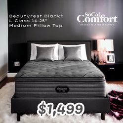 Beautyrest Black® L-Class 14.25" Medium Pillow Top Cal King