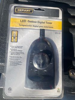 LED outdoor digital timer