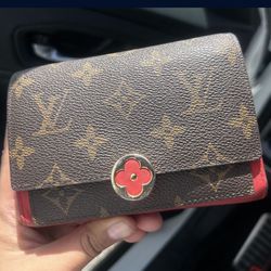 Authentic Red Louis Vuitton Wallet