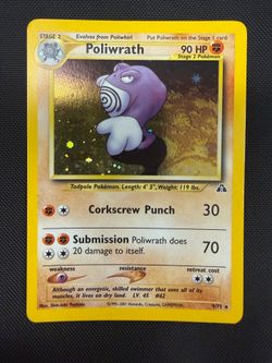 Pokemon, Poliwrath (9) - Neo Discovery