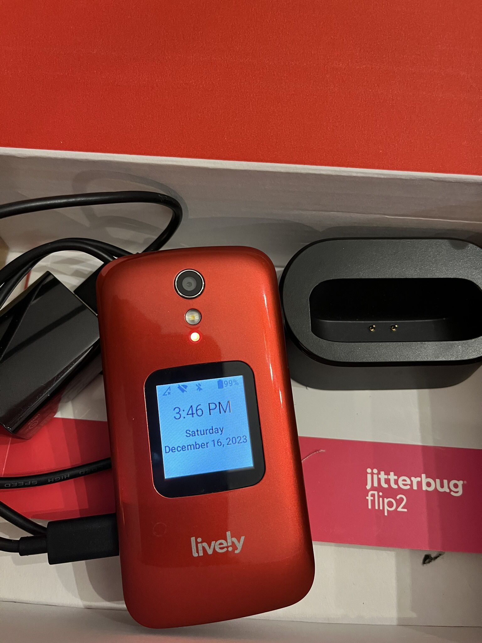 Jitterbug Flip 2 Phone -  Like New