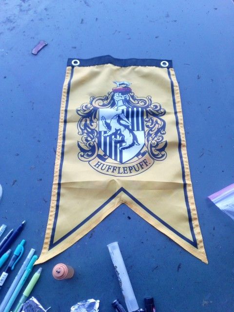 Harry Potter House Emblem Banners And Motto Banner