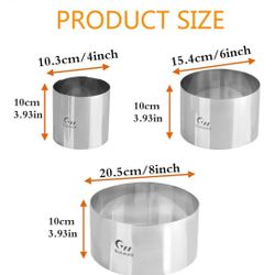 Stainless Steel Cake Rings