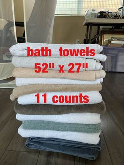 Bath towels (11 counts) - $5 each