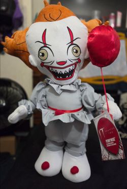NEW WITH TAGS PENNYWISE  CHAPTER 2 HALLOWEEN GREETER 21 inches Tall for $45