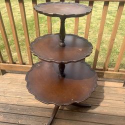 Antique 3 Tier Table 