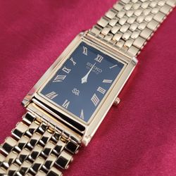 ⚡️NEW OLD STOCK - RARE - Vintage Seiko Slim Tank Quartz Men's Gold Wrist Watch