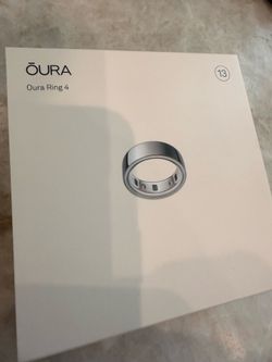 Oura Ring Gen 4. Size 13, Silver. Latest model. Very good condition