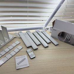 Brand New EZVALO 6-Pack Under Cabinet Lighting with Charging Station, 2000mAh Rechargeable Wireless Motion Sensor Lights, 3 Color Temps SKU336-S1