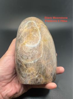 Black Moonstone Stone from Madagascar 2.78lbs