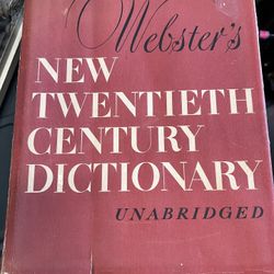 vintage Webster's New Twentieth Century Dictionary