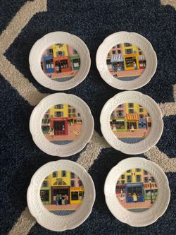 Small decorative plates (made in France)