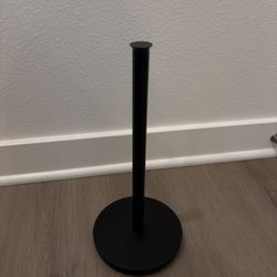 Paper Towel Holder Black Stainless Steel 