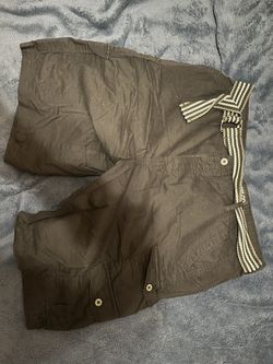 Black Shorts With Belt