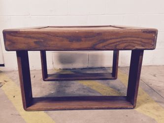 Solid wood coffee table